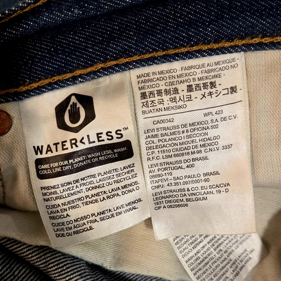 Men's Dark Blue Jeans - Picture 5 of 6